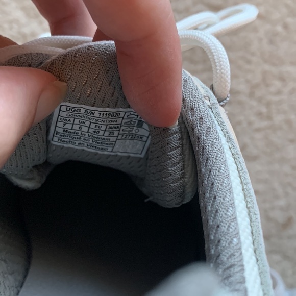 🆕 UGG Westside Weather Low Trainer Creme Leather Sneakers, Waterproof Features - Picture 9 of 10